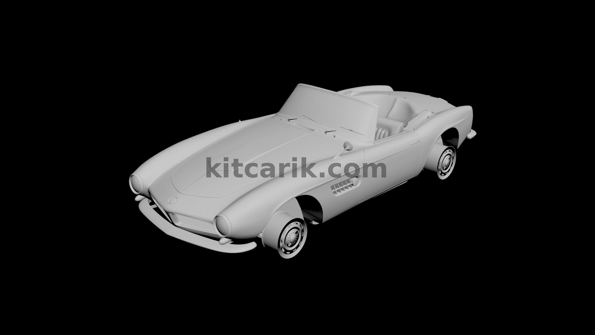 BMW 507 replica | kit car | 3D model | car body buck files | 3D ...